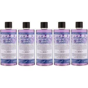 Douchegel Relaxing Lavendel 500 ml - set van 5 stuks - Showergel