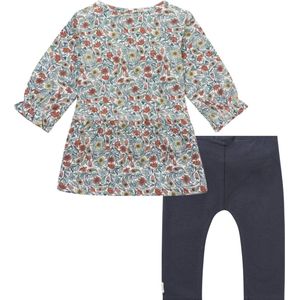 Noppies baby meisjes kledingset:Jurk Newport en Legging Needham India Ink maat 68