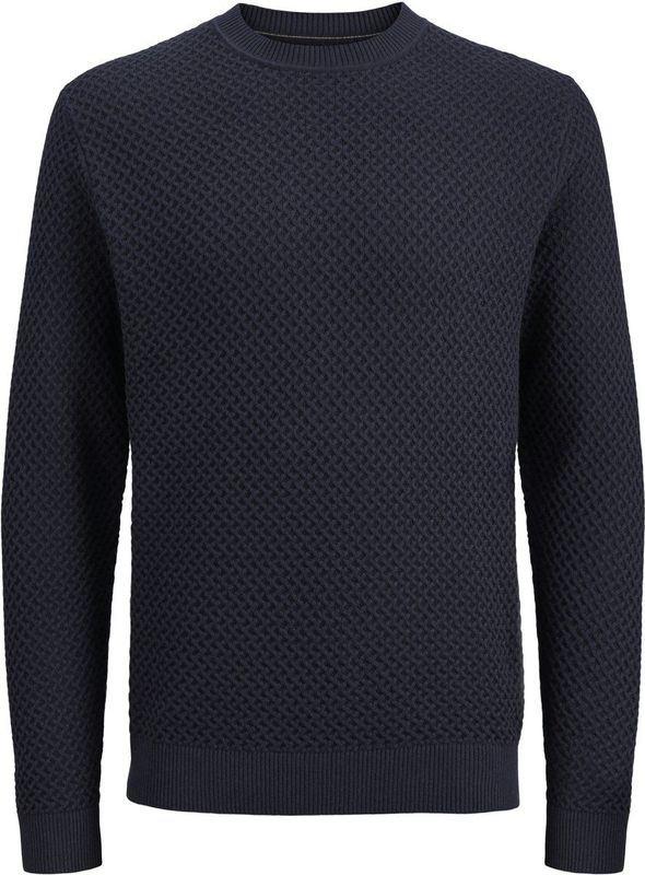 Jack & Jones - Jprblubarkley - Trui - Navy - Ronde Hals