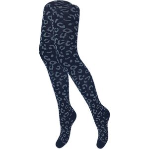Kindermaillot - Panterprint - Marine-Grijs - Maat 134/146