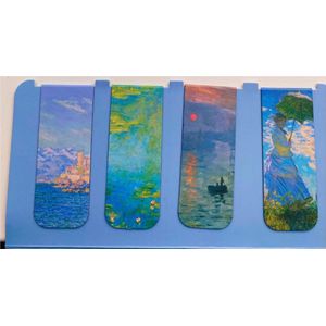 Artsy Canvas Bags - Claude Monet Magnetische Bladwijzer - Magnetische Bladwijzer