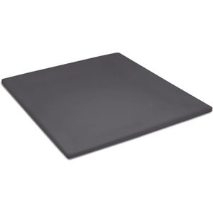 Damai Organic - Topper hoeslaken (tot 15 cm) - Bio satijn - 180x200 cm - Anthracite
