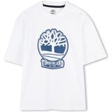 Timberland - T60422 - T-shirt - Wit - Korte Mouwen - Jongens