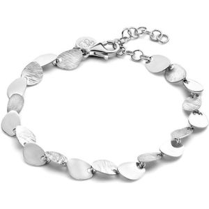 Casa Jewelry - Armband Sugarbowl Full - Zilver - 17 cm met 3 cm Verlengketting
