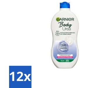 Garnier - Body - Bodylotion - Urea - Gladmakend - Karitéboter - 400 ml - Voordeelverpakking - 12 stuks