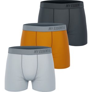 My Essential Clothing Basic Boxershorts Katoen Biologische herenshorts Ondergoed MYE1BCX3 Set van 3