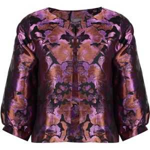 Geisha - Blazer - Glimmend - 55727 - Black/Purple - Dames
