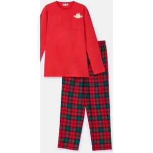 Woody, kerstpyjama, flanelle broek, rood