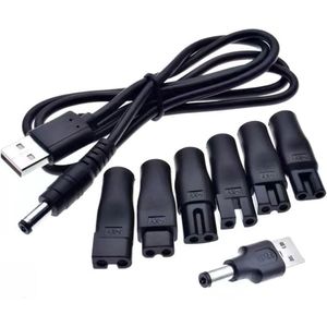 5 V USB C netsnoer voor scheerapparaat met 6 stekkers - Universele oplader