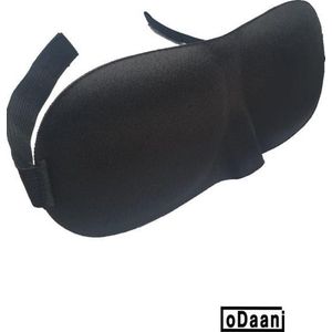 3D Slaapmasker zwart  – Slaapcomfort – oDaani
