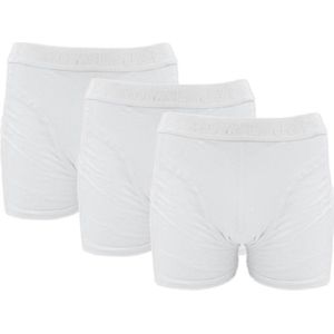 J&C Underwear heren boxershorts | Uni wit | MAAT S | 3-pack