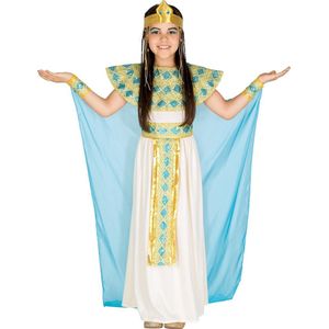 dressforfun 300189 Meisjeskostuum Cleopatra voor kinderen 12-14 jaar verkleedkleding kostuum halloween verkleden feestkleding carnavalskleding carnaval feestkledij partykleding