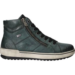 Remonte - Hoge Sneaker - Groen - Leer en Textiel - Waterafstotend