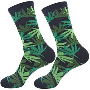 Robin Ruth - Wiet sok - Groen melange - Heren sok - Maat 41-46