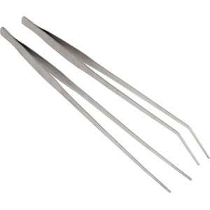 Aquarium Pincet - 2 stuks 48 cm - roestvrij staal - aquascaping pincet - reptielenslangen