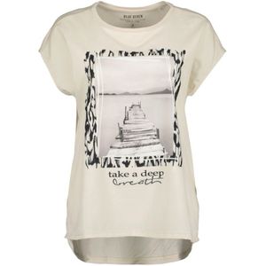 Blue Seven - Shirt 105866 beige print dames - maat 42