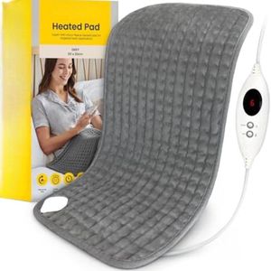 Warmtekussen oplaadbaar - Warmtekussen nek en schouders - Grijs