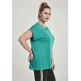 Urban Classics - Extended shoulder Dames T-shirt - XS - Groen