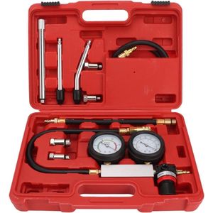 Allecto Plus - Cilinder Lekdetectie Tester voor Benzine Auto - Compressie Gauge - Druk Controle Auto Reparatie - Lekkage Test & Onderhoudstool
