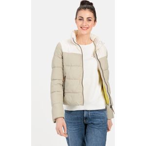 camel active Korte pufferjas made from recycled polyester - Maat womenswear-40 - Beige