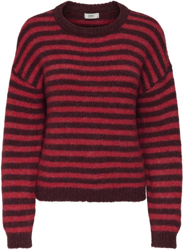 JDY Trui 'JDYZOEY'  kastanjebruin / rood