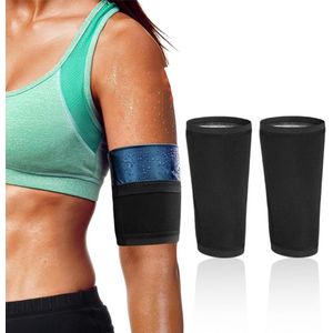 Armlus om af te vallen - Sauna-effect voor dames - Thermo-zweetarm trimmer - Armvormer voor slankere bovenarmen - Shaper compressie - Verstelbare armriem voor sport en fitness