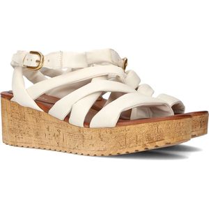 Omoda 722029 Sandalen - Met Sleehak - Dames - Beige - Maat 38