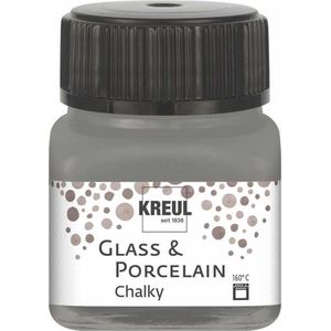 Glasverf - Porseleinverf - Smoky Stone - Extra Mat - Chalky - Kreul - 20ml