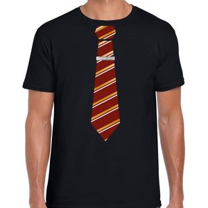 Bellatio Decorations verkleed t-shirt kakker heren - kakker style - zwart - carnaval corps outfit