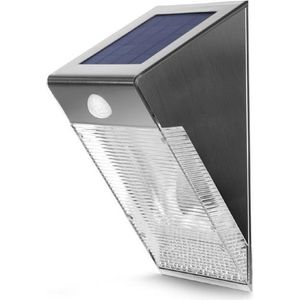 Solar LED Buitenlamp - 0.7 Watt - schemer + bewegingssensor