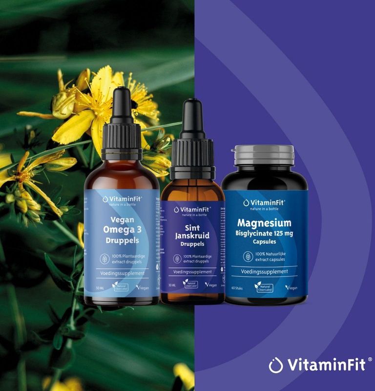 Mood Support Pakket - Sint-Janskruid - Plantaardige Cellulose - 100% Natuurlijk