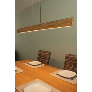 Oval Light 150 - hanglamp voor boven uw eettafel - eettafel lamp - LED - Woonkamer | Slaapkamer - bruin - L 1500