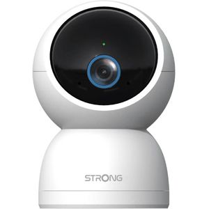 STRONG - SHC05IR0-W - Wifi-bewakingscamera - 3K (5MP 2880x1620) - Personen-, baby-, huisdierdetectie - 360° panoramisch zicht - Nachtzicht - Ingebouwde microluidsprekers - Gemakkelijk te gebruiken met de Vision by STRONG toepassing