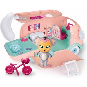 IMC Toys - IMC091931 - Cry Babies Magic Tears Koala's Camper - Camper Set met Mini Pop -