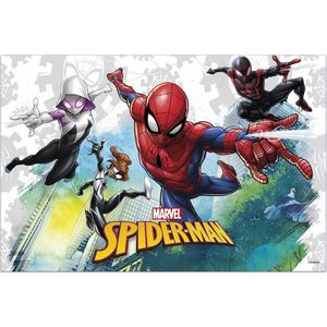 PROCOS - Plastic Spider-Man tafelkleed - Decoratie > Tafelkleden, placemats en tafellopers