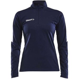 Craft Progress Halfzip Ls Tee W 1905625 - Navy - L