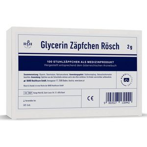 Rösch & Handel Glycerine Zetpillen 2 gr. - 100 stuks verpakking