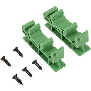 10 Sets PCB DIN C45 Rail Adapters - PCB Montagebeugel - Beugel Drager - 35mm Beugel - Beugelsets .
