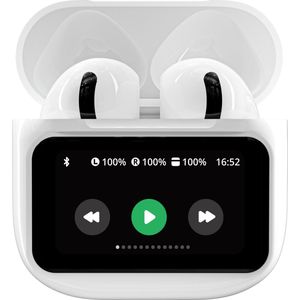 Draadloze oordopjes A11 Pro met smart display - Sport Oordopjes - Geschikt voor Apple en Android - Bluetooth 5.3 - Draadloze oortje Bluetooth - Sport Oordopjes - Bluetooth Oordopjes - Draadloze Oordopjes - Oortjes Draadloos - In-Ear Oordopjes