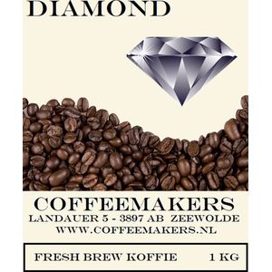 Diamond freshbrew koffie - 8x1000 gram - voordeelverpakking