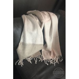 Sjaal met franjes - Taupe