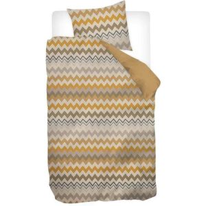 Snoozing Timur Dekbedovertrek - Junior - 120x150 cm + 1 sloop) - Oker