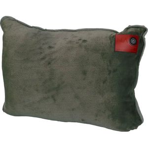 Nikki Amsterdam | The.Pillow | Green | Groen | Duurzaam | Draadloos | 60 x 45 x 18cm | Infrarood | Warmtekussen | In en Outdoor | Loungekussen | incl 16.000 mAh Powerbank | Gebruiksduur: tot 14 uur