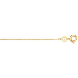 Twice As Nice Halsketting in 18kt verguld zilver, venetiaan 60 cm