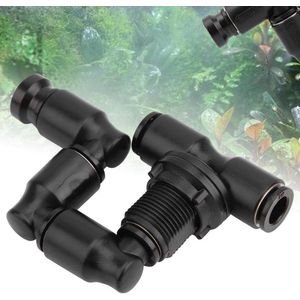 Verstelbare Reptielen Fogger Mist Sprinkler - Bos Super Fogger Mist Systeem - Zwart Koelsysteem voor Regenwoud Tank .