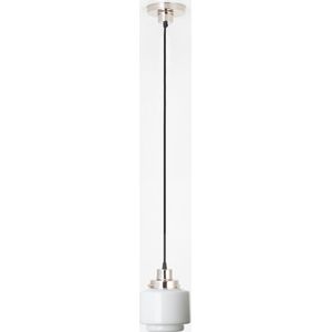 Art Deco Trade - Hanglamp aan snoer Getrapte Cilinder Small 20's Nikkel