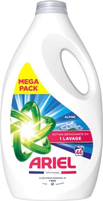 Ariel - Alpine - Vloeibaar Wasmiddel - 1980ml - 44 Wasbeurten