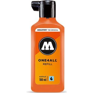 Molotow ONE4ALL™ - 180ml Oranje navul Inkt op acrylbasis