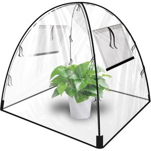JGS ® Transparante Pop-Up Mini-Broeikas voor Optimale Plantengroei op Balkon of in Tuin