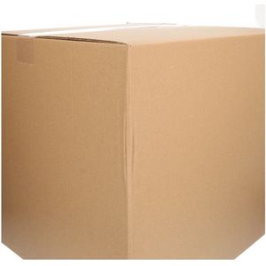 30x Vouwdoos 400 x 400 x 400 mm - B- golf (± 3,0 mm) Karton - Universele verzenddozen